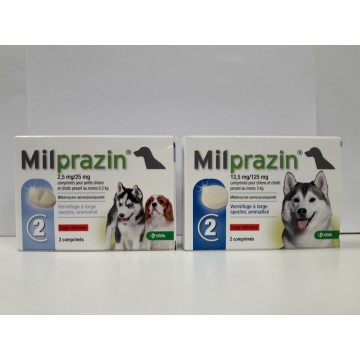 MILPRAZIN comprimés CHIENS MILPRAZIN comprimés CHIENS