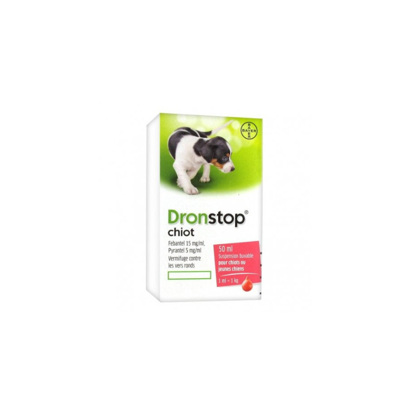 DRONSTOP CHIOT (+ SER 5 ML) fl/50 ml susp buv DRONSTOP CHIOT (+ SER 5 ML) fl/50 ml susp buv