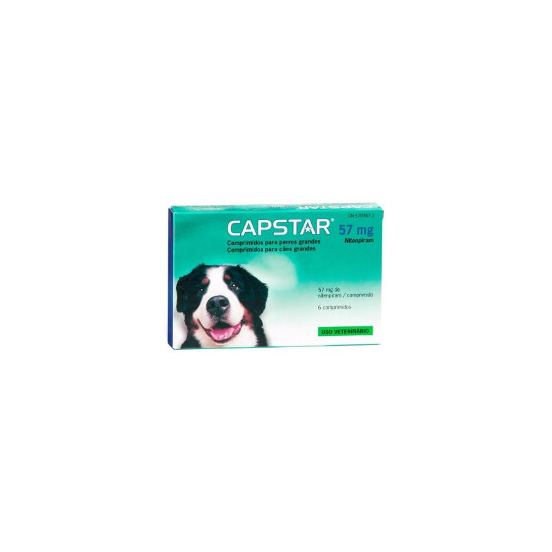 CAPSTAR 57 MG                  b/6       cpr