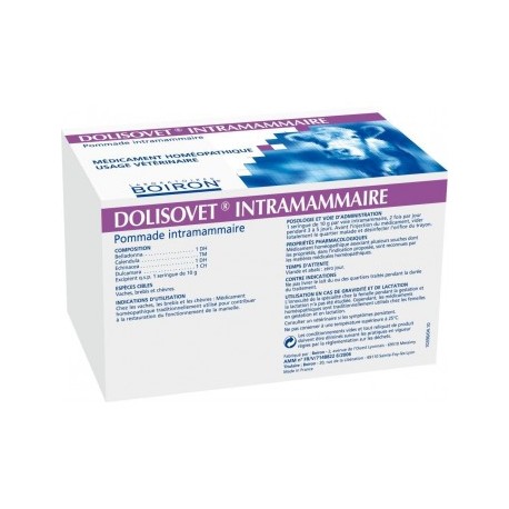 Dolisovet injecteur intramammaire boite de 20 X 10 gr Dolisovet injecteur intramammaire boite de 20 X 10 gr