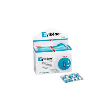 ZYLKENE 75 MG (1-10 KG) boite de 30 ou 100 gélules ZYLKENE 75 MG (1-10 KG) boite de 30 ou 100 gélules