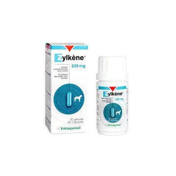 ZYLKENE 225 MG (10-20 KG) boite de 30 ou 100 gélules ZYLKENE 225 MG (10-20 KG) boite de 30 ou 100 gélules