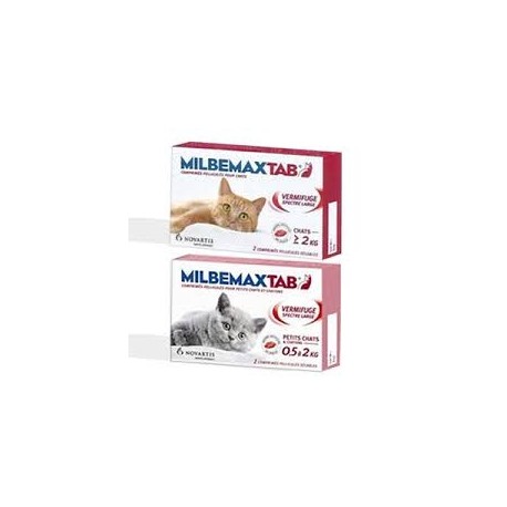 Milbemaxtab chatons petits chat bte / 2 cp