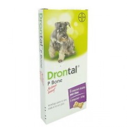 Drontal P   Bone chien 6 comprimés