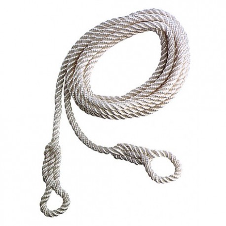 CORDES VELEUSE A TREUIL 1,8 M  la paire  (101122)