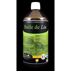 HUILE de LIN    flacon de 1 l